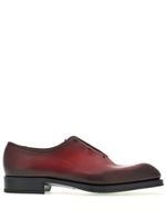 Ferragamo chaussures Oxford à bout en amande - Rouge