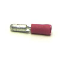 Bofix kabelschoen amp man rond 4,0mm rood (25st)