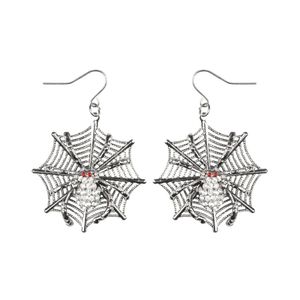 Spinnen heksen Halloween verkleed oorbellen voor dames   -