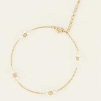'My Jewellery - Armband Pearl Flower - Goudkleurig' kopen? | FOR YOU GIFTS