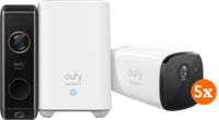 Eufycam 2 Pro 5-pack + Eufy Video Doorbell Dual 2 Pro - thumbnail