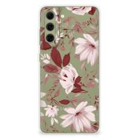 Smartphone hoesje Samsung Galaxy S21FE Watercolor Flowers