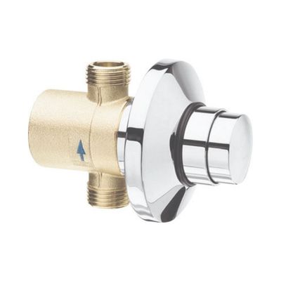 Inbouwklep Sapho Silfra Quick Zelfsluitend Voor Urinoir, Chroom