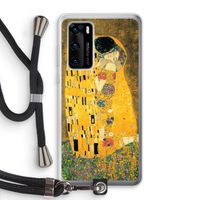 Der Kuss: Huawei P40 Transparant Hoesje met koord
