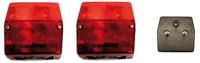 ASPÖCK achterlicht "minipoint " tail light aspoeck 2pcs. minipoint 99x93x49