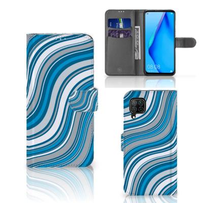 Huawei P40 Lite | Telefoon Hoesje | Waves Blue