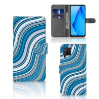 Huawei P40 Lite | Telefoon Hoesje | Waves Blue