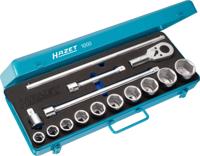 HAZET Dopsleutelset 1000 · 3/4 inch (20 mm) vierkant hol · Buiten-zeskant-profiel · 15-delig · 22 · 24 · 27 · 30 · 32 · 36 · 38 · 41 · 46 · 50