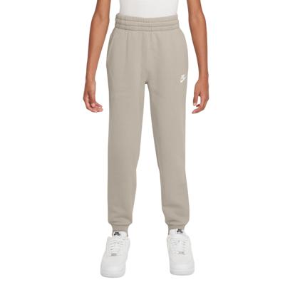 Nike Sportswear Club Fleece Joggingbroek Kids Lichtbruin Wit