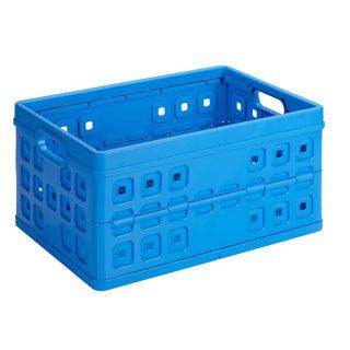Sunware square vouwkrat 46l blauw