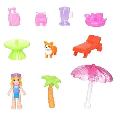 Polly Pocket - Holiday in the Sun Set - Reisspel met accessoires - Polly Pocket - JCB17