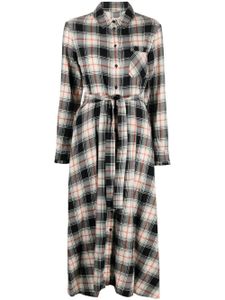 Woolrich check shirt dress - Noir