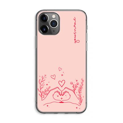 Love is in the air: iPhone 11 Pro Max Transparant Hoesje