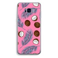 Kokosnoot roze: Samsung Galaxy S8 Plus Transparant Hoesje