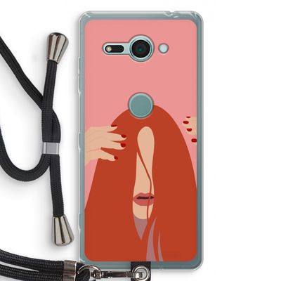 Woke up like this: Sony Xperia XZ2 Compact Transparant Hoesje met koord