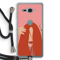 Woke up like this: Sony Xperia XZ2 Compact Transparant Hoesje met koord