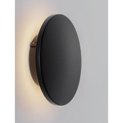 Lyora Ronde wandlampCopper zwart Ø 13,5cm - 9923412