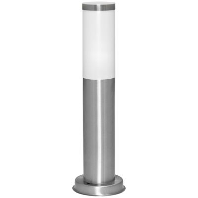 LED paal armatuur E27 9.5W 3000K 806 lumen IP44 RVS 45cm