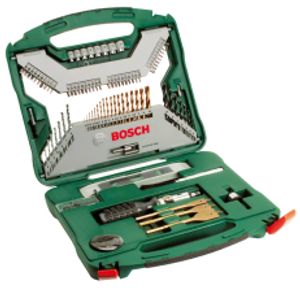 Bosch Accessories 2607019330 X-Line TiN 100-delig Universeel boor assortiment