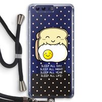 Sleep All Day: Honor 9 Transparant Hoesje met koord
