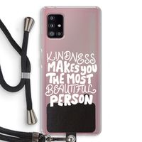 The prettiest: Samsung Galaxy A51 5G Transparant Hoesje met koord