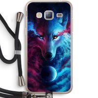 Where Light And Dark Meet: Samsung Galaxy J3 (2016) Transparant Hoesje met koord