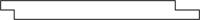 Dubbel lip profiel Red Class Wood 1,8x19,0x500 cm Tuindeco - Tuindeco