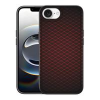 iPhone 16e Back Case Geruit Rood iPhone 16e Back Case Geruit Rood
