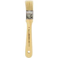 Creativ Company Vernis / lak kwasten, l: 18,5 cm, b: 25 mm, plat, 12 stuk/ 1 doos