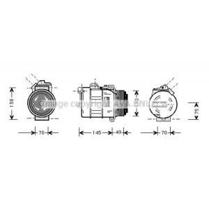 Ava Cooling Airco compressor BWAK237