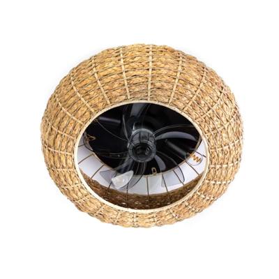 ETH Ventilator met lampFan.8 Rotan - 05-F9814