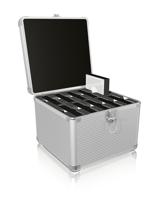 ICY BOX IB-AC628 Transportkoffer für 10x 3,5 (8,89cm) Festplatten Bewaarkoffer voor harde schijf