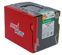 Dynaplus vlonderschroef xtreme ar-bronze platkop-60° deeldraad +snijpunt torx tx25 5.0x50/25 | 200 stuks - 0283.08.41901