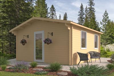 Blokhut - Tuinhuis Saoirse | 70mm | onbehandeld