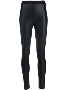 Versace Jeans Couture legging taille haute à bande logo - Noir