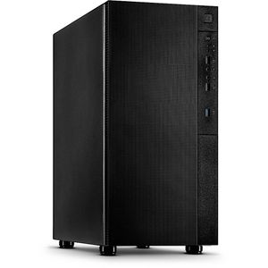 Inter-Tech IT-2508 Square Midi-tower PC-behuizing Zwart