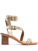 Zadig&Voltaire sandales Cecilia Caprese 60 mm - Or