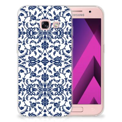 Samsung Galaxy A3 2017 | TPU Case | Flower Blue