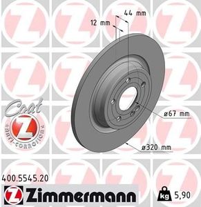 Remschijf COAT Z 400554520