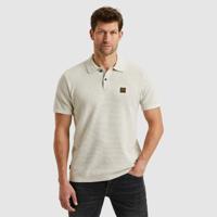 Pme Legend Short Sleeve Polo Cotton 113140 910 - Bone White Melee