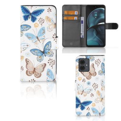 Telefoonhoesje | Met pasjeshouder | voor Motorola Moto G14 Vlinder