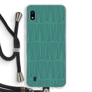 Swirls: Samsung Galaxy A10 Transparant Hoesje met koord