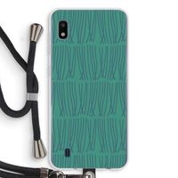 Swirls: Samsung Galaxy A10 Transparant Hoesje met koord Swirls: Samsung Galaxy A10 Transparant Hoesje met koord