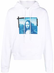 Off-White hoodie Monalisa Over - Blanc