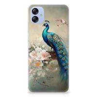 TPU Hoesje voor Samsung Galaxy A04e Vintage Pauwen TPU Hoesje voor Samsung Galaxy A04e Vintage Pauwen