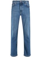 Zegna mid-rise straight-leg jeans - Bleu - thumbnail