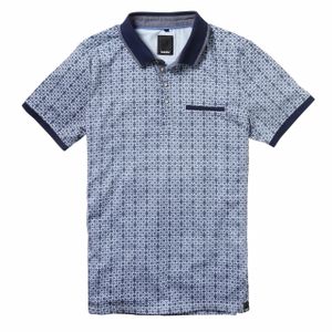 Twinlife - Heren Polo - Effen - Blauw - Moda Italia