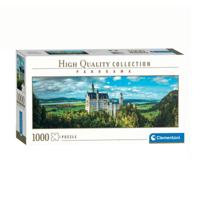 Clementoni panoramapuzzel slot neuschwanstein, 1000st.