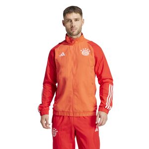 adidas Bayern München Presentatie Trainingsjack 2023-2024 Rood Wit