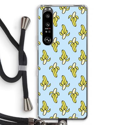 Bananas: Sony Xperia 1 III Transparant Hoesje met koord